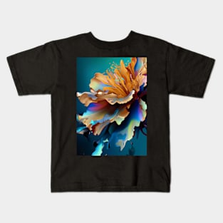 Abstract Flower Kids T-Shirt